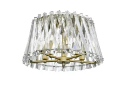 Sklep Kaja Złoto-kryształowy plafon do salonu C0465-05K-V7V7 z serii MIRABELL