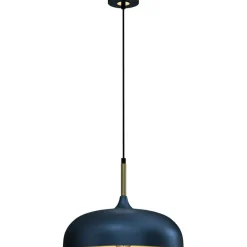 Store Złoto-niebieska lampa wisząca do kuchni MLP8033 z serii LINCOLN | Kaja Oświetlen Żyrandole Nowoczesne