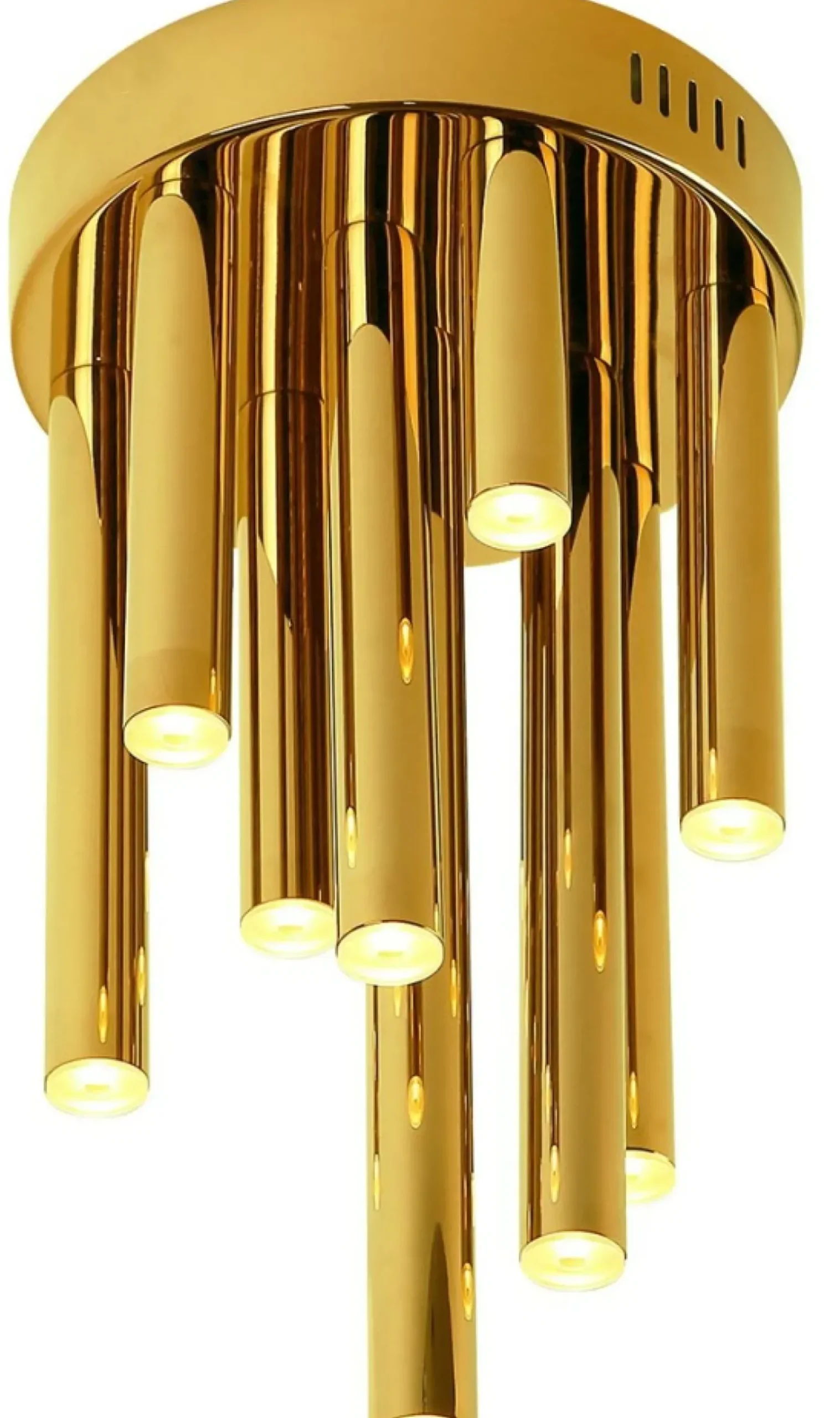 Sklep Kaja Złoty, ściemnialny plafon Ø20cm LED MX C0197D ORGANIC PL | Kaja