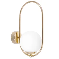 Sklep Kaja Złoty, dekoracyjny kinkiet ścienny do salonu K-5393 z serii RITUS