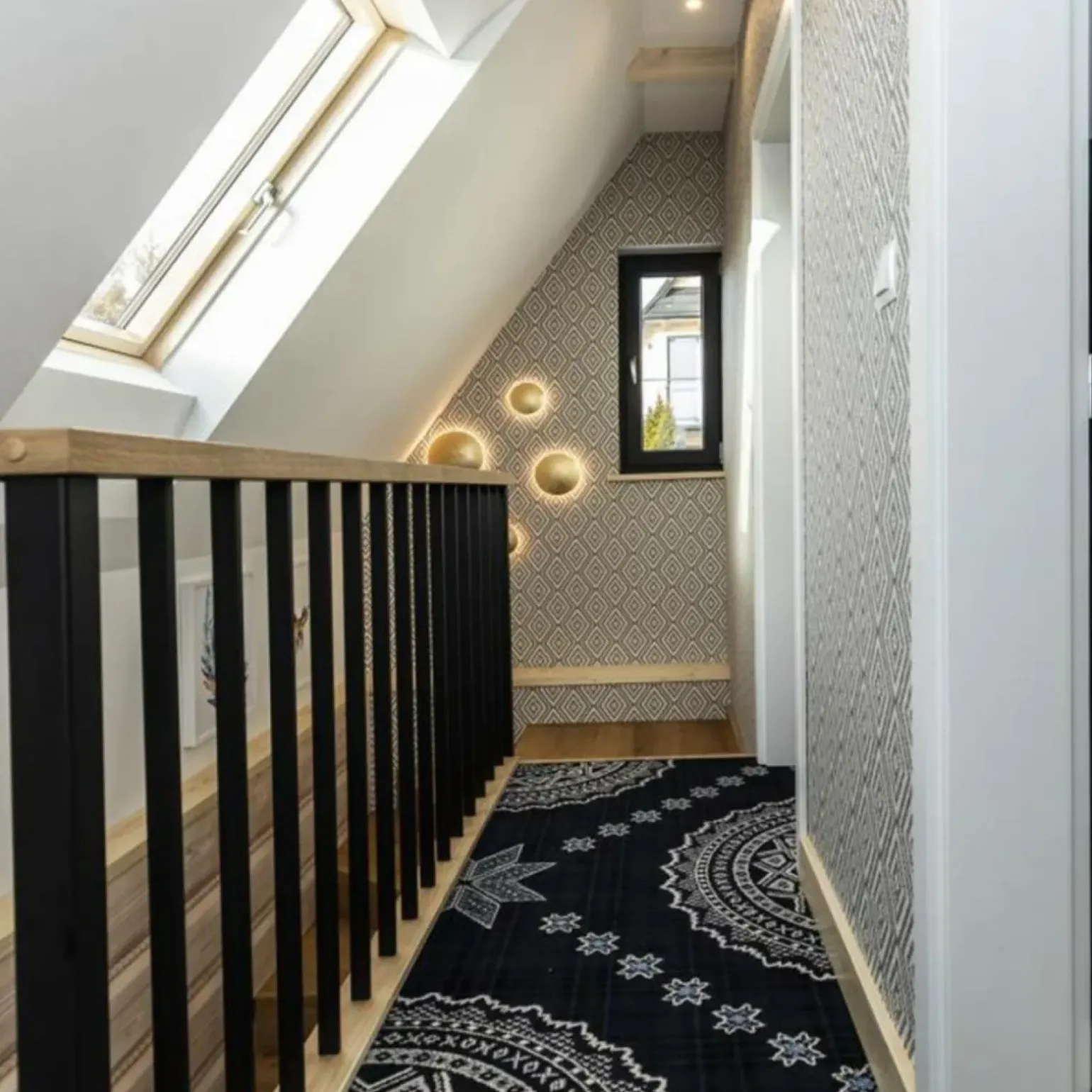 Sklep Kaja Złoty, designerski plafon LP-8102/1C-6W GD PLATILLO | Kaja Oświetlenie