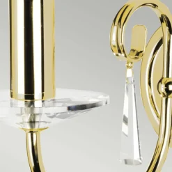 Sklep Kaja Złoty, elegancki kinkiet, świecznik AG1-POL-BRASS z serii AEGEAN