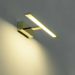 Sklep Kaja Złoty kinkiet łazienkowy LED GS-LWB-12W/3 GOLD ISLA | Kaja Oświetlenie