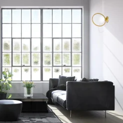 Sklep Kaja Złoty kinkiet ścienny z ozdobnym okręgiem MLP5572 z serii VIENNA | Kaja Oświetle