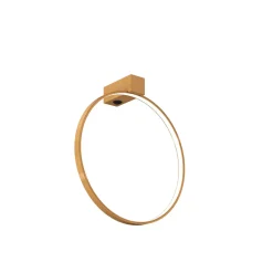 Sklep Kaja Złoty kinkiet LED w formie koła ⌀27cm 3000K ANT 4316 AGARO | Kaja