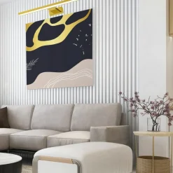 Sklep Kaja Złoty kinkiet obrazowy, nad lustro w korytarzu ML8238 z serii PINTO | Kaja Oświe