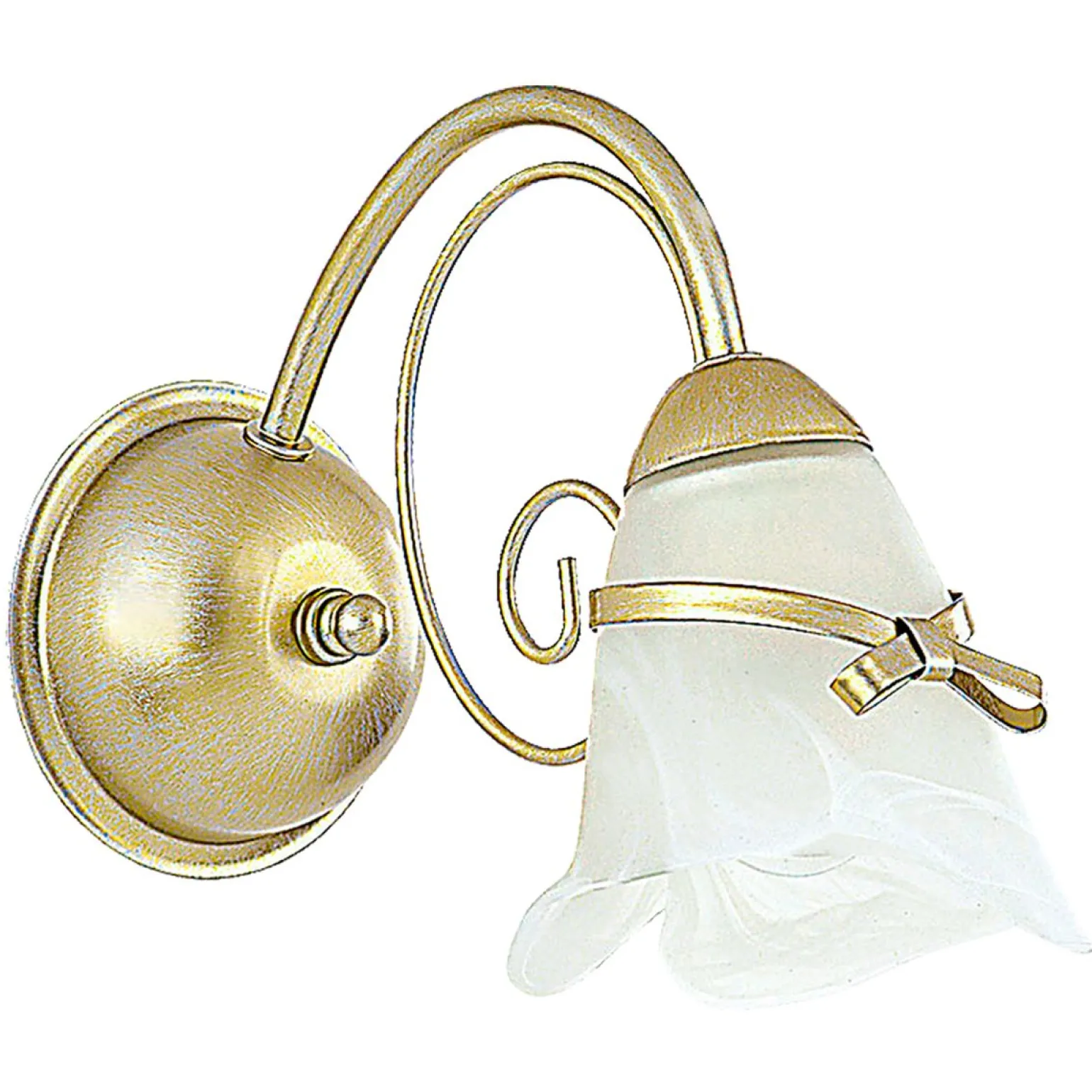 Sklep Kaja Złoty kinkiet retro glamour LX 70 KOKARDA | Kaja Oświetlenie