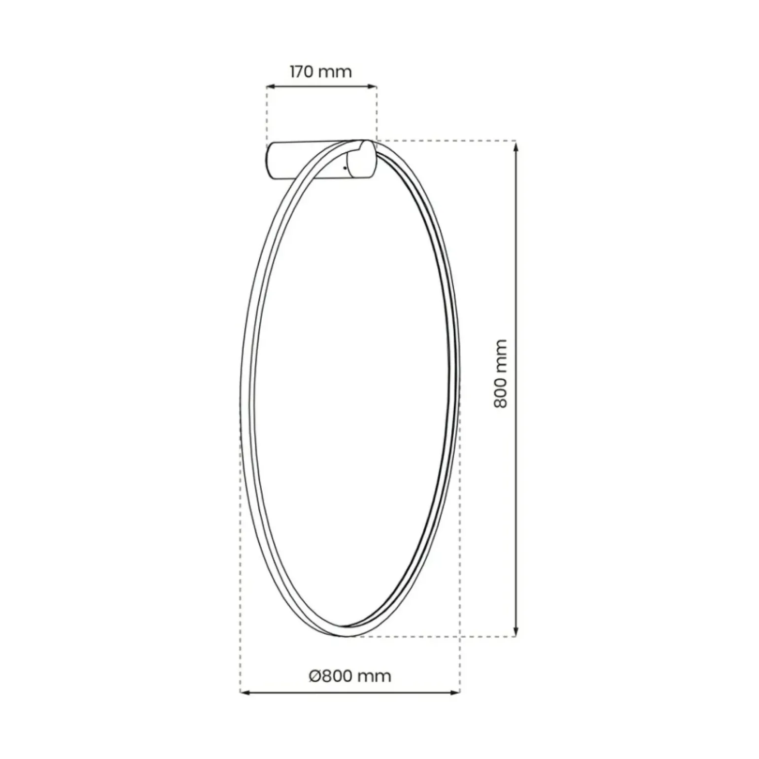 Sklep Kaja Złoty kinkiet z ochroną IP44, wbudowany LED ML8853 z serii SATURNO | Kaja Oświet