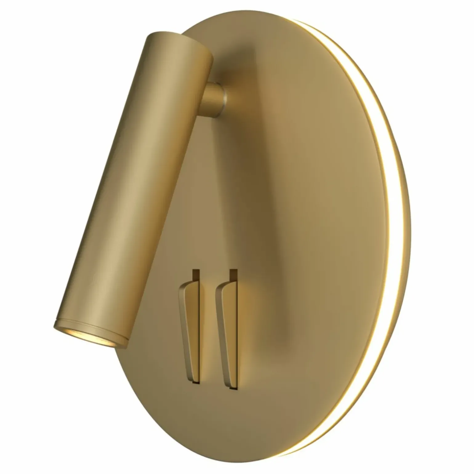 Sklep Kaja Złoty kinkiet z włącznikiem C176-WL-01-6W-MG IOS 176 | Kaja