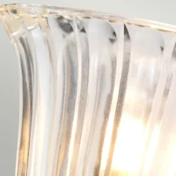 Sklep Kaja Złoty kinkiet ze szklanym kloszem BATH-AUSTEN1-PB z serii AUSTEN