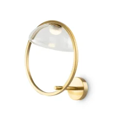 Sklep Kaja Złoty, niezwykły, ledowy kinkiet MOD327WL-L5BS3K z serii LUNARE | Kaja