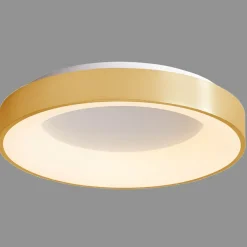 Sklep Kaja Złoty, okrągły, ledowy plafon ⌀60 5304-850RC-GD-3 GIULIA | Kaja