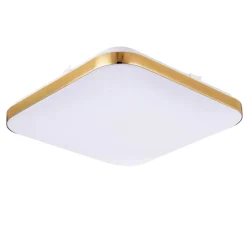 Sklep Kaja Złoty plafon LED barwa neutralna LP-335/1C M 4GD SQUARE – BABILON