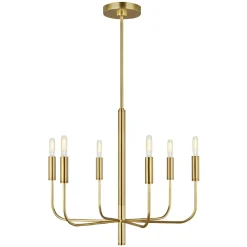 Sklep Kaja Złoty żyrandol, lampa wisząca FE-BRIANNA6-BB z serii BRIANNA