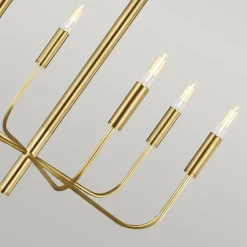 Sklep Kaja Złoty żyrandol, lampa wisząca FE-BRIANNA6-BB z serii BRIANNA