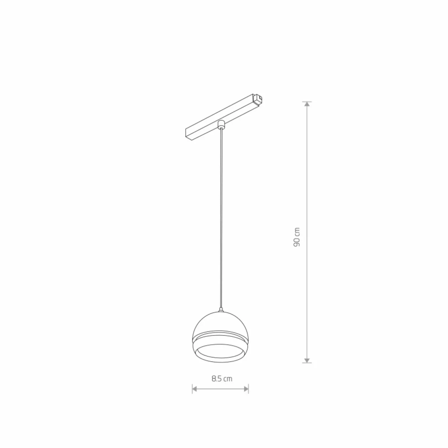 Sklep Kaja Zwis kula do szyny magnetycznej 1F 10654 LVM SLOT LED | Kaja