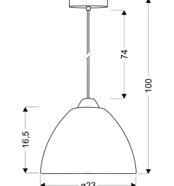 Sklep Kaja Zwis z kloszem pokrytym sznurkiem 31-32751 BRAID | Kaja Oświetlenie