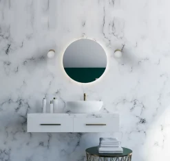 Sklep Kaja Antyczny kinkiet z białym, kulistym kloszem 8126 | Kaja Oświetlenie