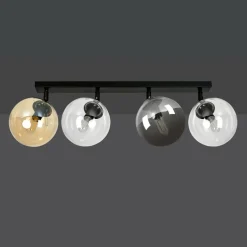 Outlet Regulowana lampa sufitowa z kolorowymi kloszami 779/4 | Kaja Żyrandole Nowoczesne