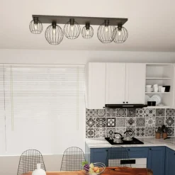 Cheap Solidna lampa sufitowa do kuchni i jadalni 1371/6 z serii NEST Żyrandole Nowoczesne